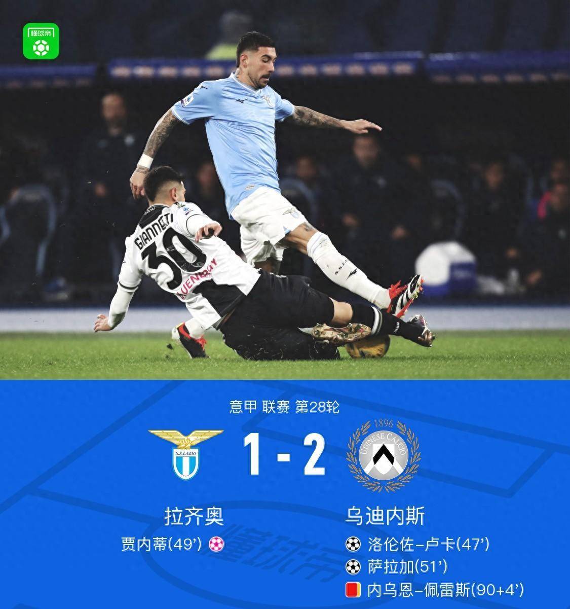 开云体育中国-拉齐奥客场战平乌迪内斯，继续保持不败