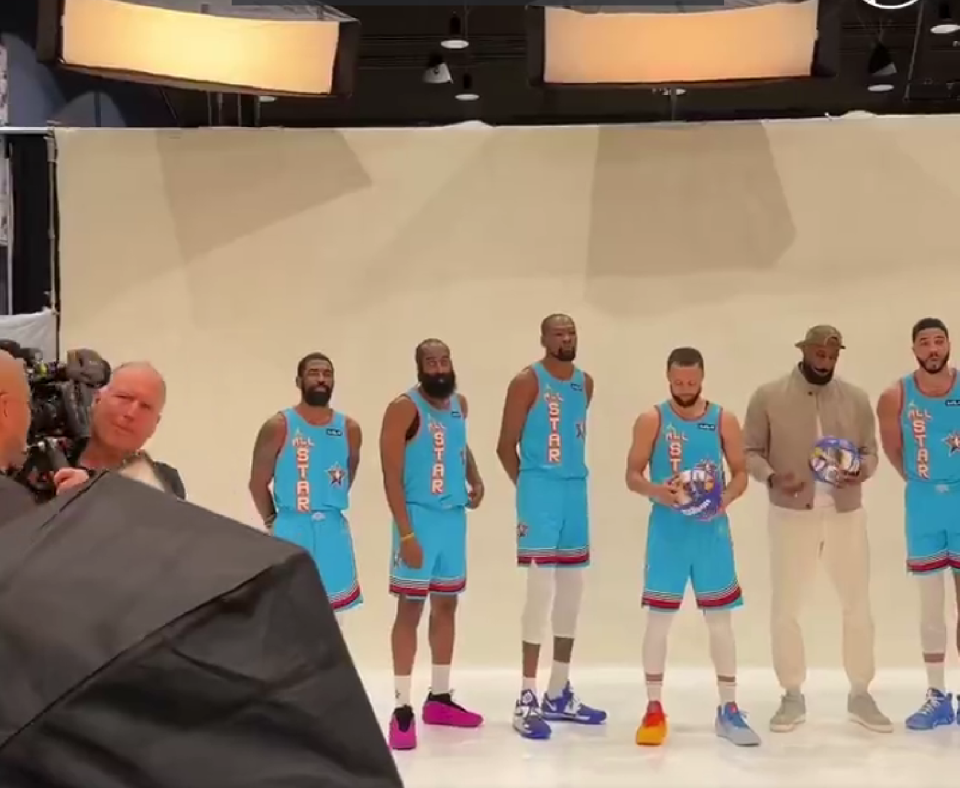 NBA球员参加了一场公益演出